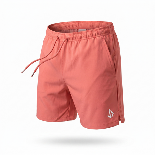 sportbroek zalm roze met zakken