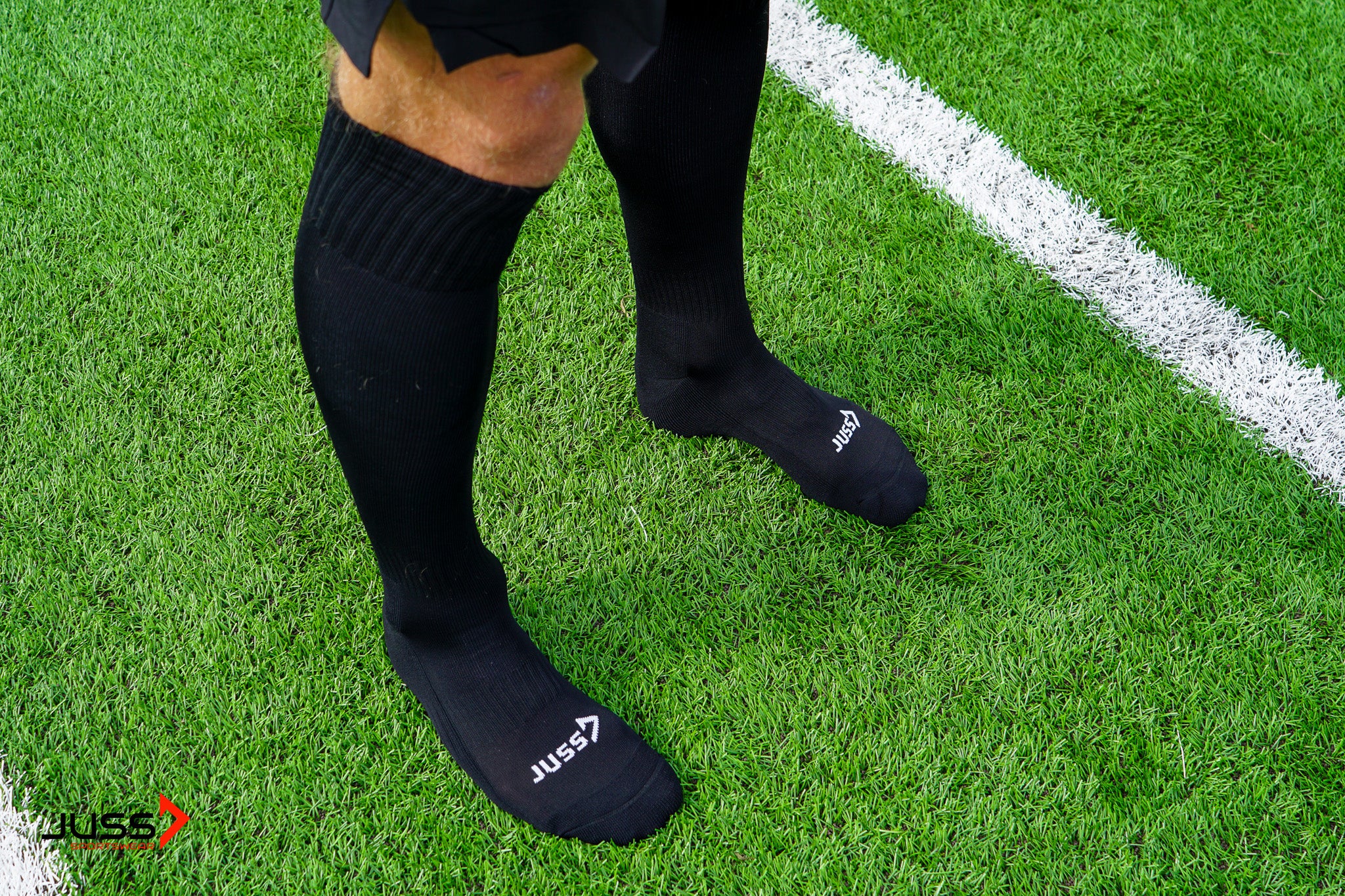 JUSS7 Voetbal Kousen - Zwart | 41-45