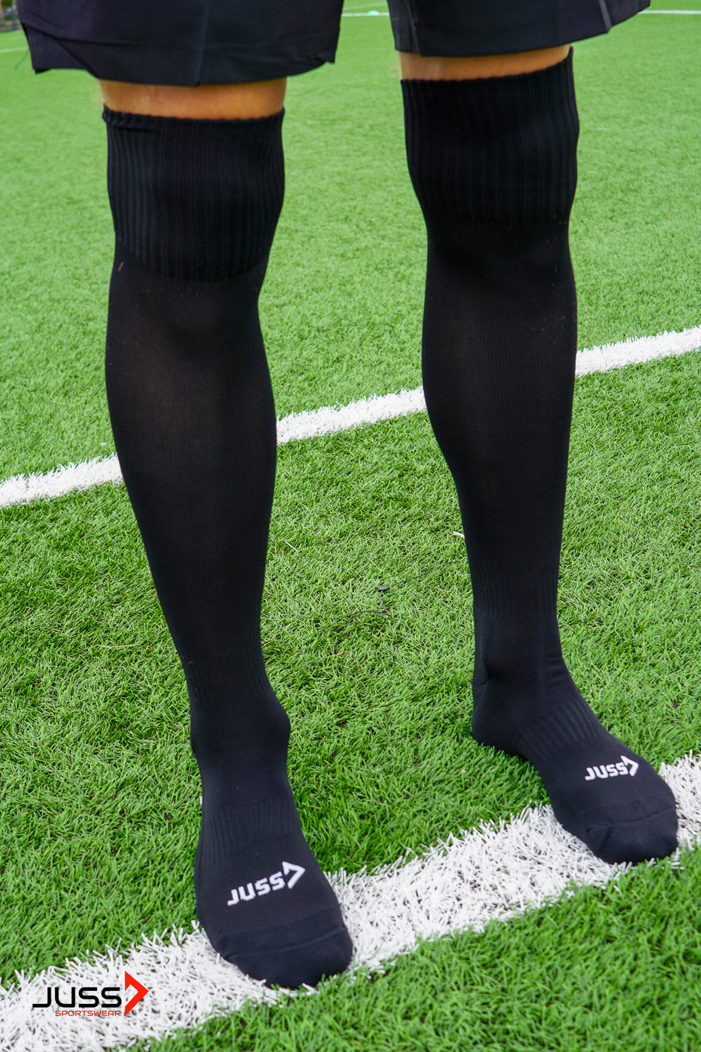 JUSS7 Voetbal Kousen - Zwart | 41-45