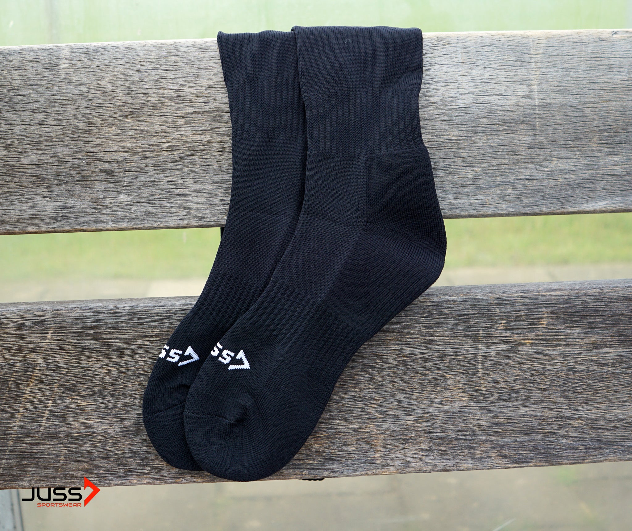 JUSS7 Voetbal Kousen - Zwart | 41-45