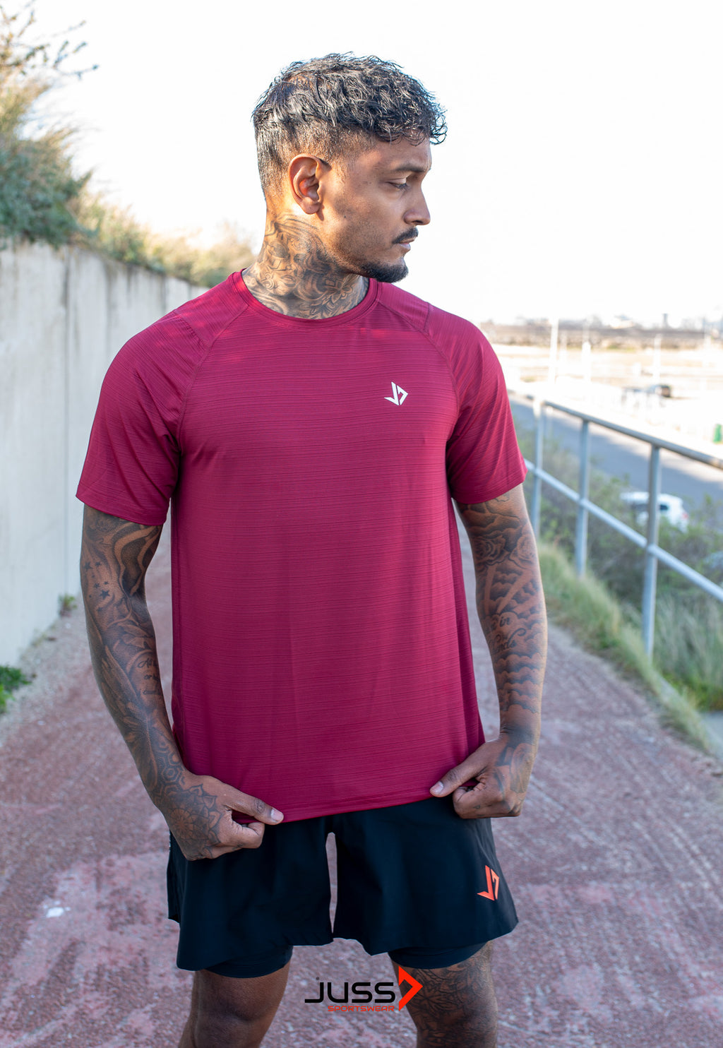 SPORT T-SHIRT MUSCLE DRY - RED