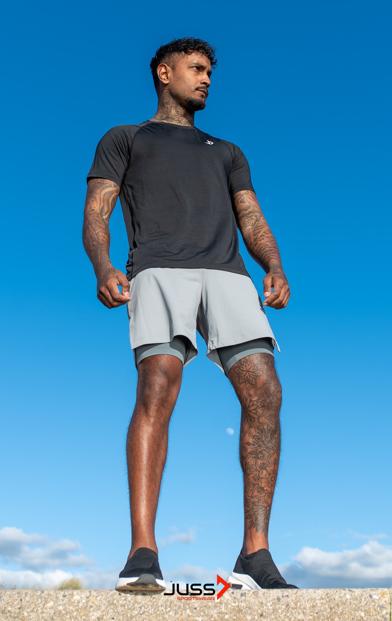 SPORT T-SHIRT MUSCLE DRY - BLACK