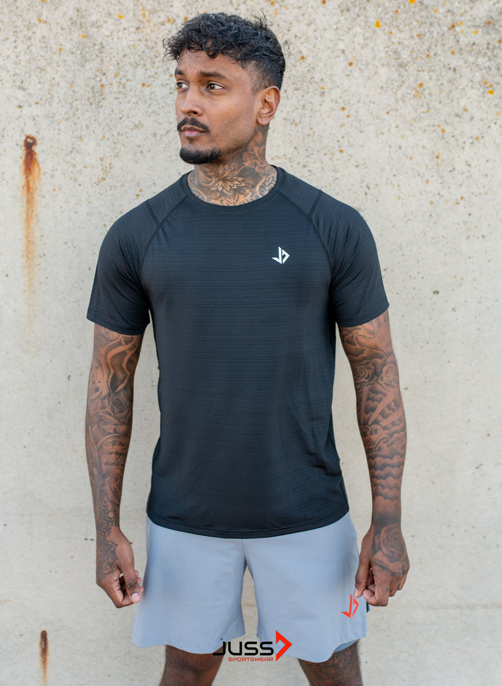 SPORT T-SHIRT MUSCLE DRY - BLACK