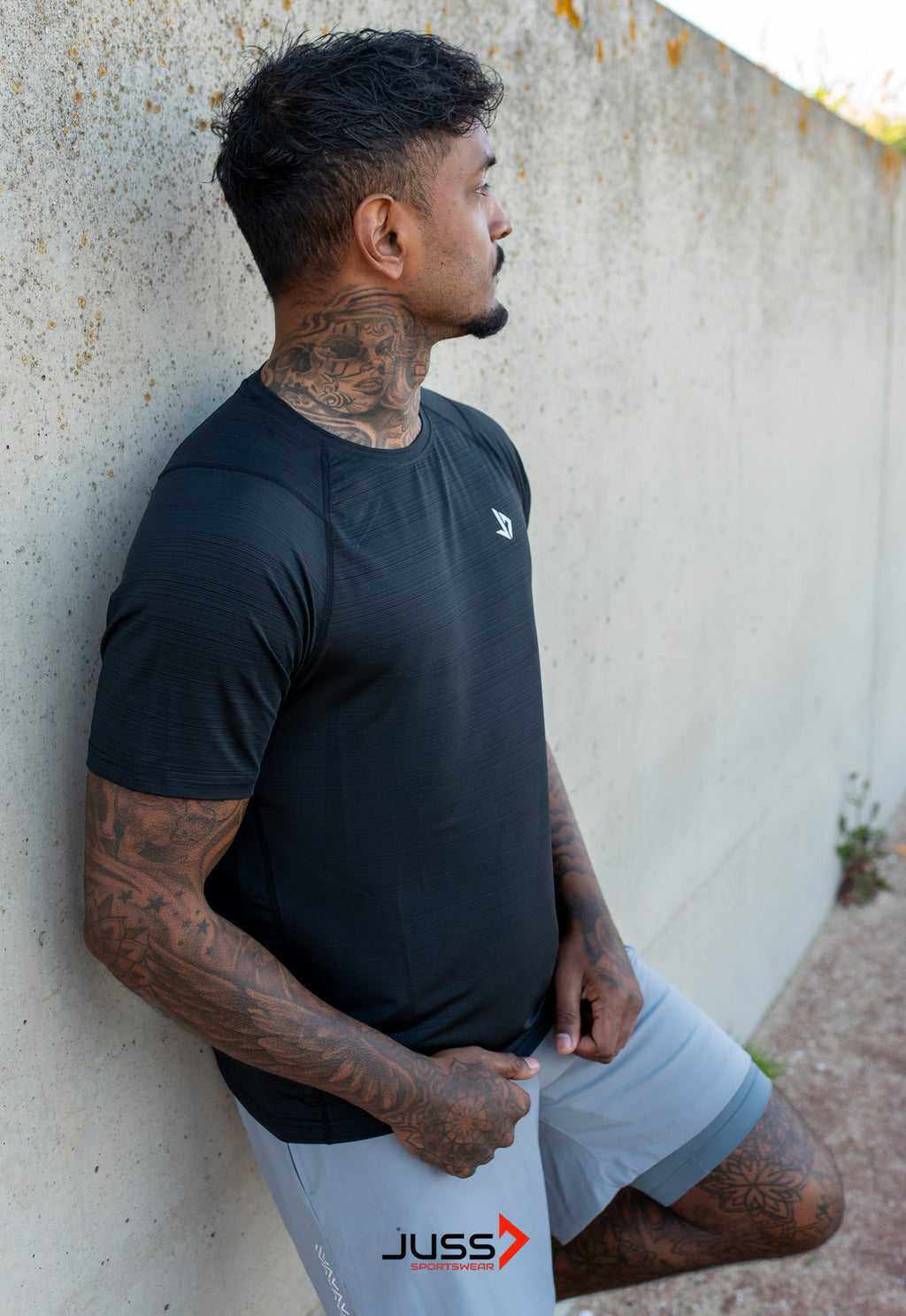 SPORT T-SHIRT MUSCLE DRY - BLACK