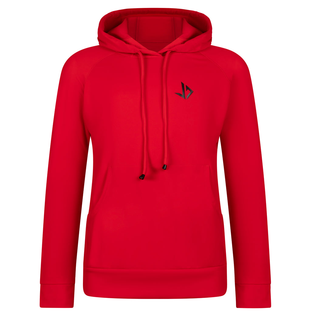 SPORT HOODIE EXTRA LANG - RED
