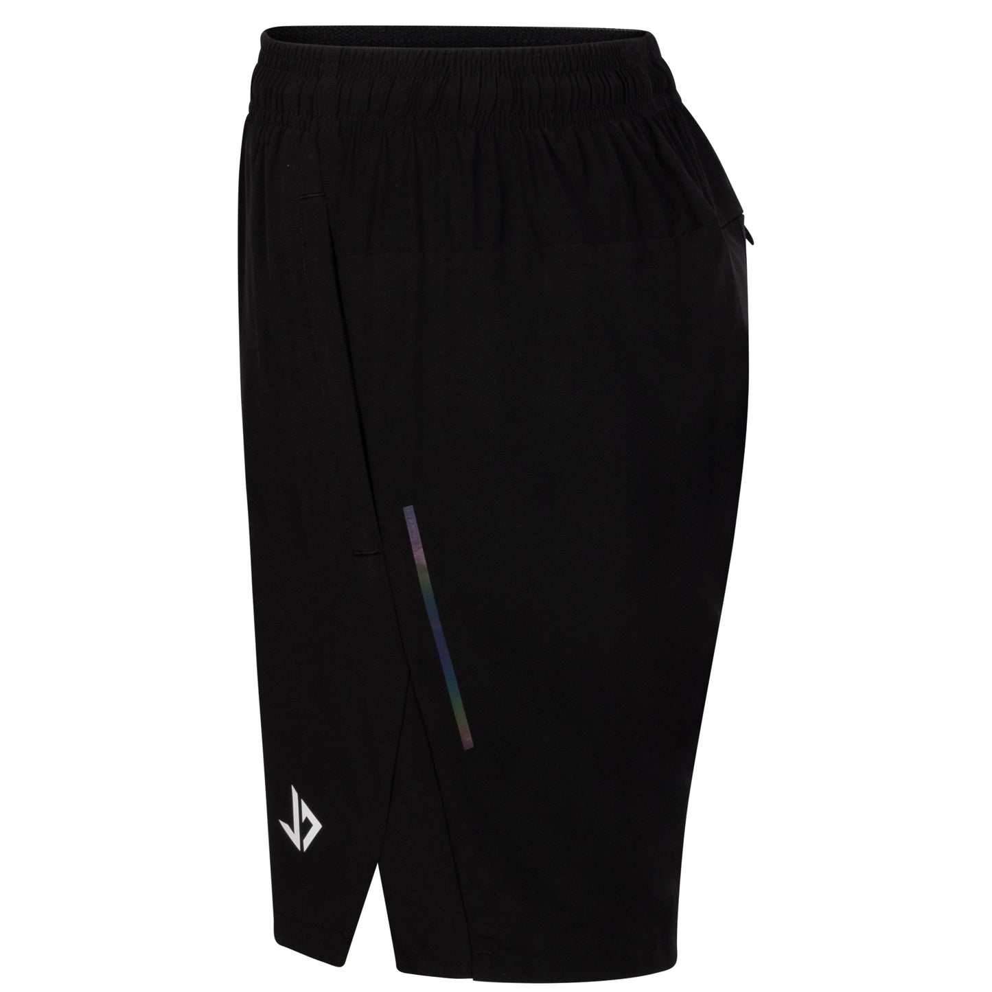 Zwarte lichtgewicht sportbroek voor heren met ritszakken van JUSS7