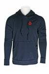 SPORT HOODIE EXTRA LANG - BLUE