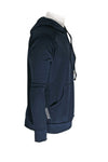 SPORT HOODIE EXTRA LANG - BLUE